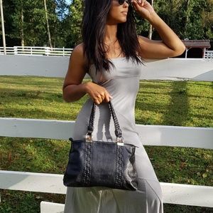 Gucci black leather purse